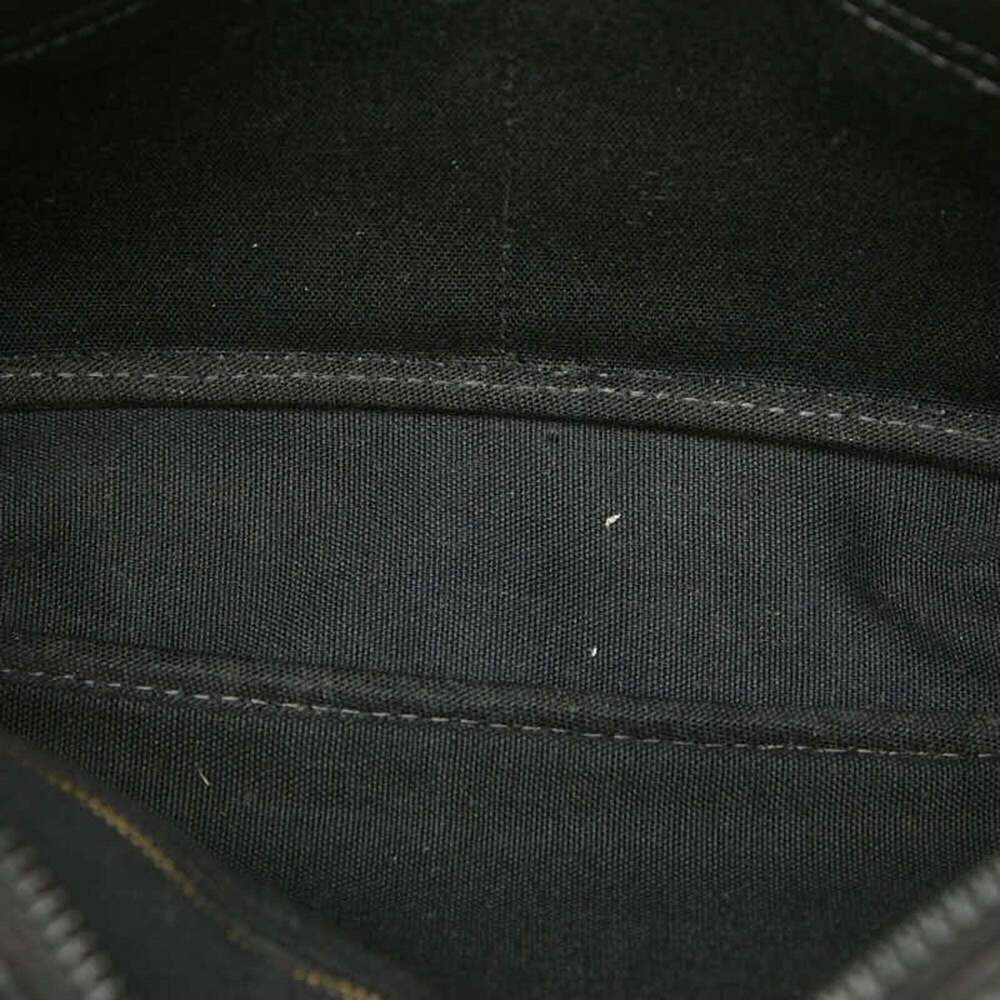 Celine C Macadam Shoulder Bag, Black Canvas Leather, Women's CELINE - Picture 10 of 12